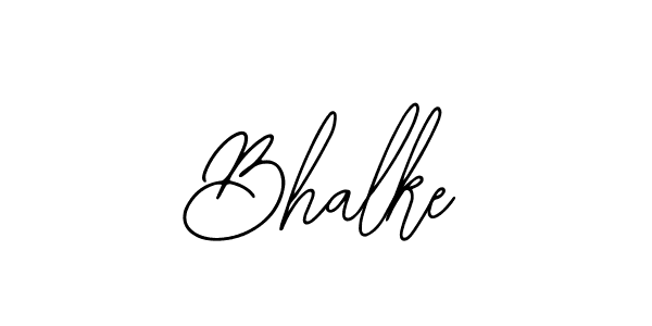 How to make Bhalke signature? Bearetta-2O07w is a professional autograph style. Create handwritten signature for Bhalke name. Bhalke signature style 12 images and pictures png