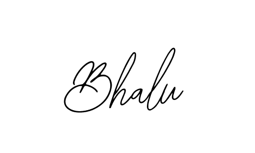 Use a signature maker to create a handwritten signature online. With this signature software, you can design (Bearetta-2O07w) your own signature for name Bhalu. Bhalu signature style 12 images and pictures png