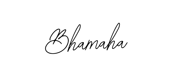 Bearetta-2O07w is a professional signature style that is perfect for those who want to add a touch of class to their signature. It is also a great choice for those who want to make their signature more unique. Get Bhamaha name to fancy signature for free. Bhamaha signature style 12 images and pictures png