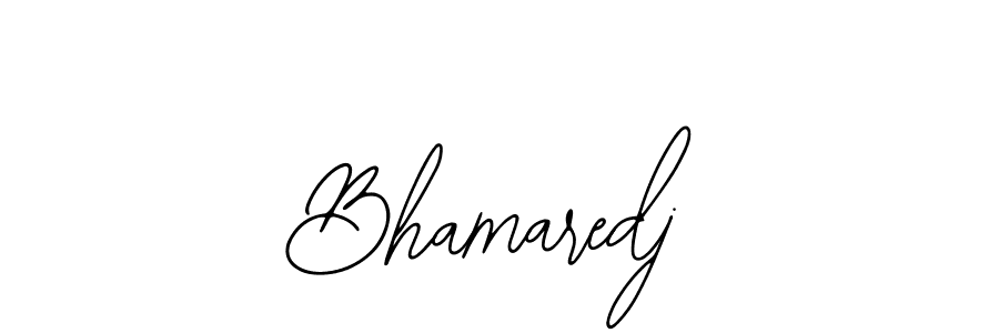 How to make Bhamaredj name signature. Use Bearetta-2O07w style for creating short signs online. This is the latest handwritten sign. Bhamaredj signature style 12 images and pictures png