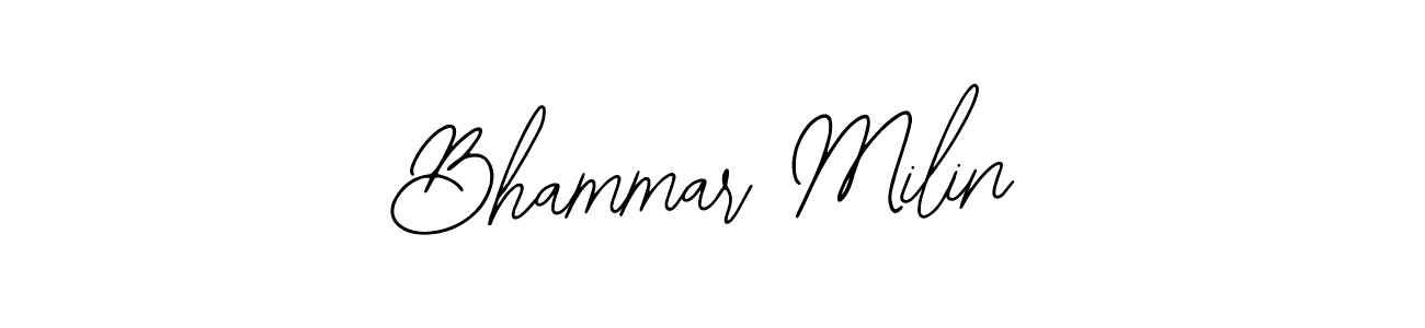 Also we have Bhammar Milin name is the best signature style. Create professional handwritten signature collection using Bearetta-2O07w autograph style. Bhammar Milin signature style 12 images and pictures png