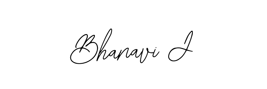 Bhanavi J stylish signature style. Best Handwritten Sign (Bearetta-2O07w) for my name. Handwritten Signature Collection Ideas for my name Bhanavi J. Bhanavi J signature style 12 images and pictures png