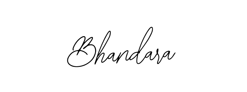 Use a signature maker to create a handwritten signature online. With this signature software, you can design (Bearetta-2O07w) your own signature for name Bhandara. Bhandara signature style 12 images and pictures png