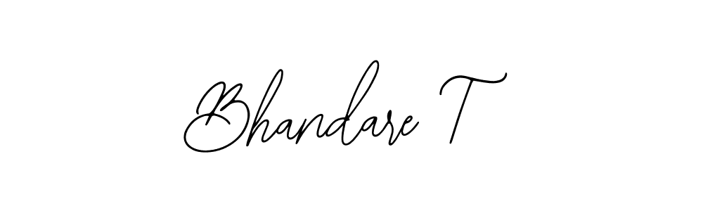 How to Draw Bhandare T signature style? Bearetta-2O07w is a latest design signature styles for name Bhandare T. Bhandare T signature style 12 images and pictures png