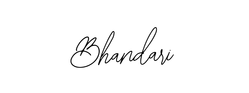 Bhandari stylish signature style. Best Handwritten Sign (Bearetta-2O07w) for my name. Handwritten Signature Collection Ideas for my name Bhandari. Bhandari signature style 12 images and pictures png