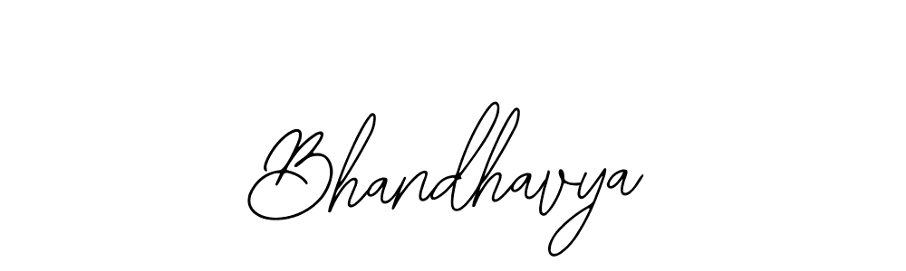 How to make Bhandhavya signature? Bearetta-2O07w is a professional autograph style. Create handwritten signature for Bhandhavya name. Bhandhavya signature style 12 images and pictures png