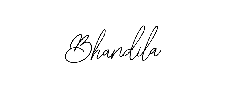 You should practise on your own different ways (Bearetta-2O07w) to write your name (Bhandila) in signature. don't let someone else do it for you. Bhandila signature style 12 images and pictures png