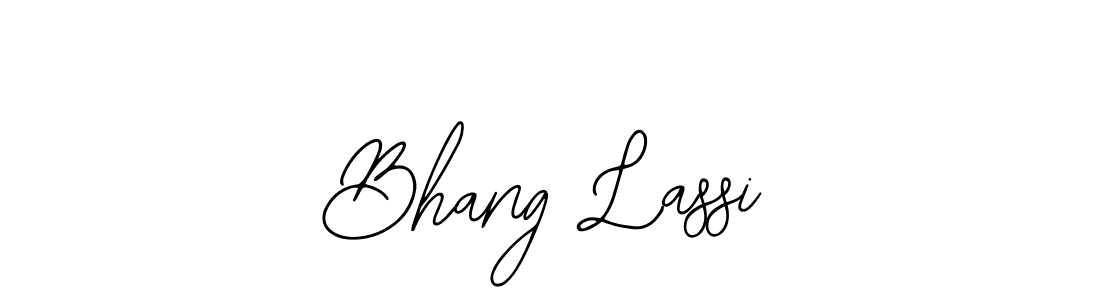 Design your own signature with our free online signature maker. With this signature software, you can create a handwritten (Bearetta-2O07w) signature for name Bhang Lassi. Bhang Lassi signature style 12 images and pictures png