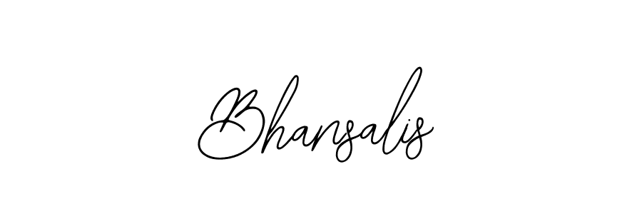 Create a beautiful signature design for name Bhansalis. With this signature (Bearetta-2O07w) fonts, you can make a handwritten signature for free. Bhansalis signature style 12 images and pictures png