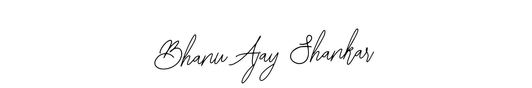 Also we have Bhanu Ajay Shankar name is the best signature style. Create professional handwritten signature collection using Bearetta-2O07w autograph style. Bhanu Ajay Shankar signature style 12 images and pictures png