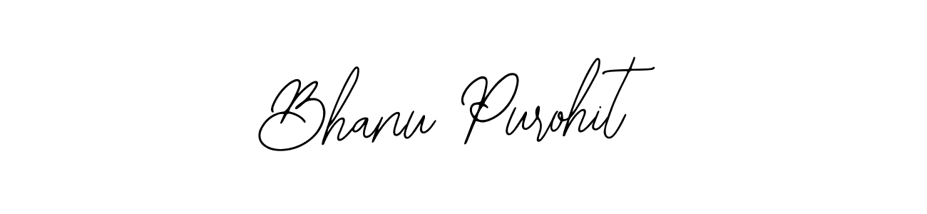 Use a signature maker to create a handwritten signature online. With this signature software, you can design (Bearetta-2O07w) your own signature for name Bhanu Purohit. Bhanu Purohit signature style 12 images and pictures png