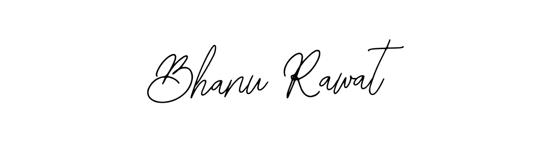 How to make Bhanu Rawat name signature. Use Bearetta-2O07w style for creating short signs online. This is the latest handwritten sign. Bhanu Rawat signature style 12 images and pictures png