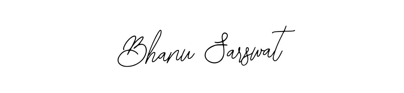 You should practise on your own different ways (Bearetta-2O07w) to write your name (Bhanu Sarswat) in signature. don't let someone else do it for you. Bhanu Sarswat signature style 12 images and pictures png