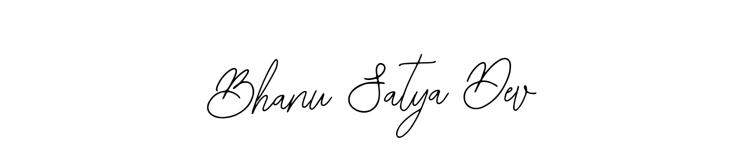 Use a signature maker to create a handwritten signature online. With this signature software, you can design (Bearetta-2O07w) your own signature for name Bhanu Satya Dev. Bhanu Satya Dev signature style 12 images and pictures png