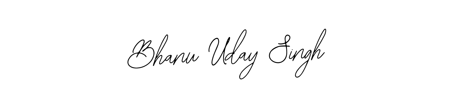 Design your own signature with our free online signature maker. With this signature software, you can create a handwritten (Bearetta-2O07w) signature for name Bhanu Uday Singh. Bhanu Uday Singh signature style 12 images and pictures png