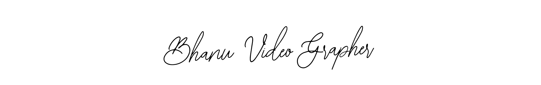 Use a signature maker to create a handwritten signature online. With this signature software, you can design (Bearetta-2O07w) your own signature for name Bhanu Video Grapher. Bhanu Video Grapher signature style 12 images and pictures png