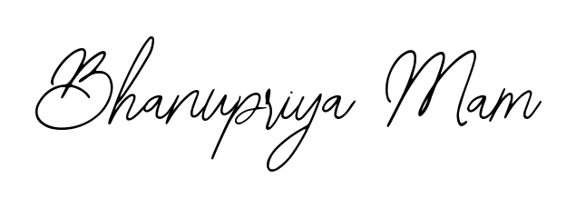 The Bearetta-2O07w handwriting style adds charm and authenticity to name Bhanupriya Mam. A wonderful choice for personal thank-you notes. Bhanupriya Mam signature style 12 images and pictures png