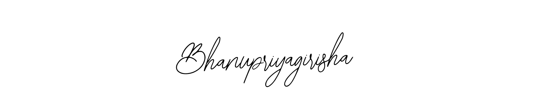 Also we have Bhanupriyagirisha name is the best signature style. Create professional handwritten signature collection using Bearetta-2O07w autograph style. Bhanupriyagirisha signature style 12 images and pictures png