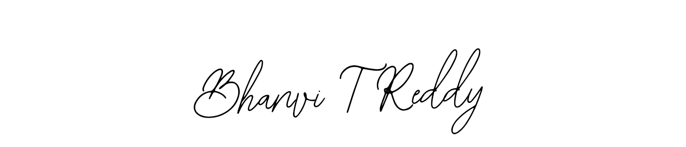 Also we have Bhanvi T Reddy name is the best signature style. Create professional handwritten signature collection using Bearetta-2O07w autograph style. Bhanvi T Reddy signature style 12 images and pictures png