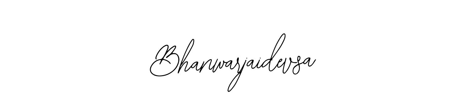 Bhanwarjaidevsa stylish signature style. Best Handwritten Sign (Bearetta-2O07w) for my name. Handwritten Signature Collection Ideas for my name Bhanwarjaidevsa. Bhanwarjaidevsa signature style 12 images and pictures png