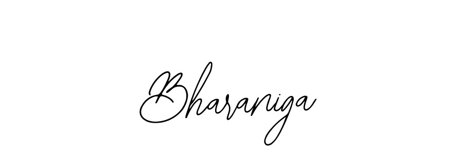 You can use this online signature creator to create a handwritten signature for the name Bharaniga. This is the best online autograph maker. Bharaniga signature style 12 images and pictures png