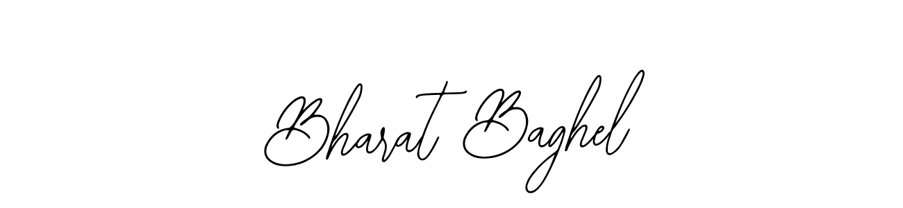 You should practise on your own different ways (Bearetta-2O07w) to write your name (Bharat Baghel) in signature. don't let someone else do it for you. Bharat Baghel signature style 12 images and pictures png