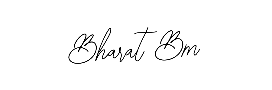 How to Draw Bharat Bm signature style? Bearetta-2O07w is a latest design signature styles for name Bharat Bm. Bharat Bm signature style 12 images and pictures png