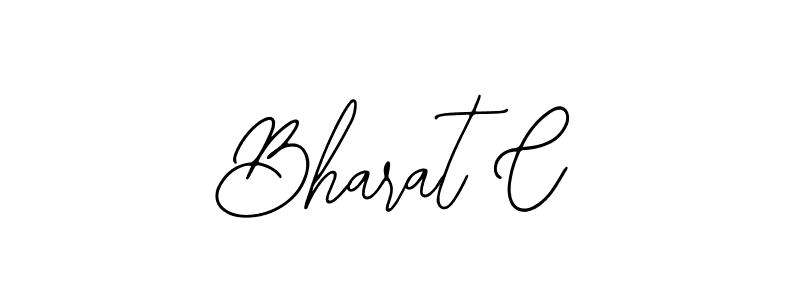 Use a signature maker to create a handwritten signature online. With this signature software, you can design (Bearetta-2O07w) your own signature for name Bharat C. Bharat C signature style 12 images and pictures png