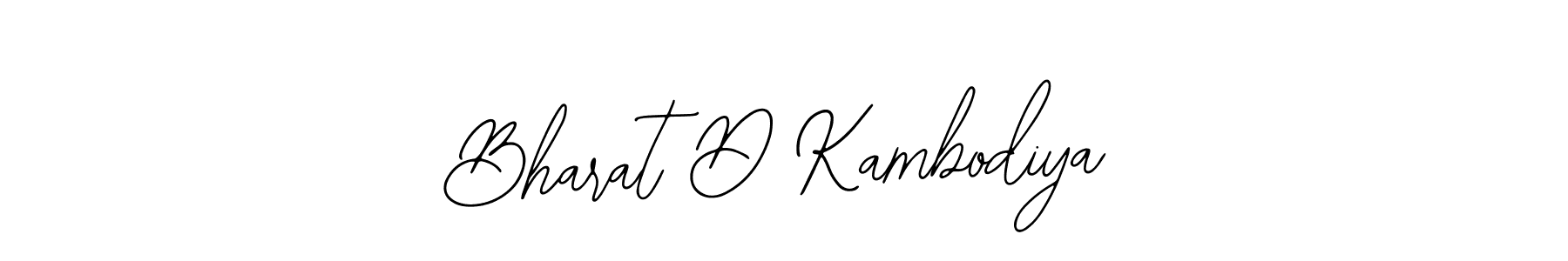 Create a beautiful signature design for name Bharat D Kambodiya. With this signature (Bearetta-2O07w) fonts, you can make a handwritten signature for free. Bharat D Kambodiya signature style 12 images and pictures png