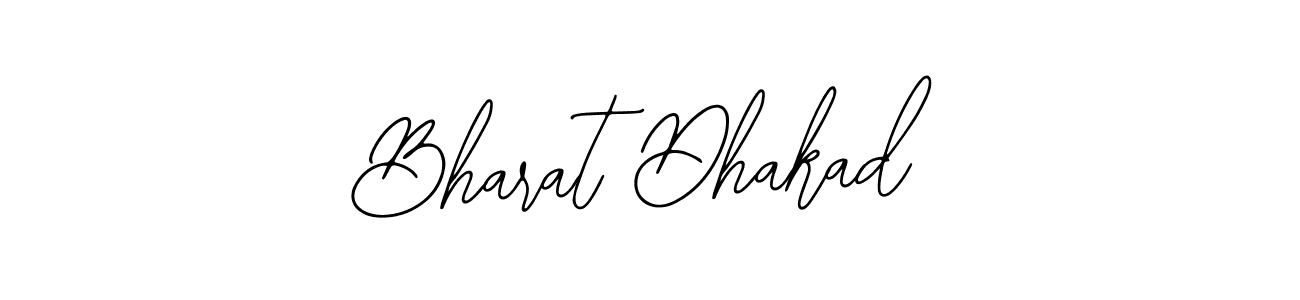 Similarly Bearetta-2O07w is the best handwritten signature design. Signature creator online .You can use it as an online autograph creator for name Bharat Dhakad. Bharat Dhakad signature style 12 images and pictures png