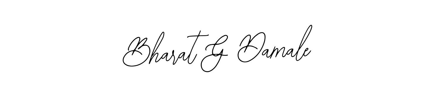 This is the best signature style for the Bharat G Damale name. Also you like these signature font (Bearetta-2O07w). Mix name signature. Bharat G Damale signature style 12 images and pictures png