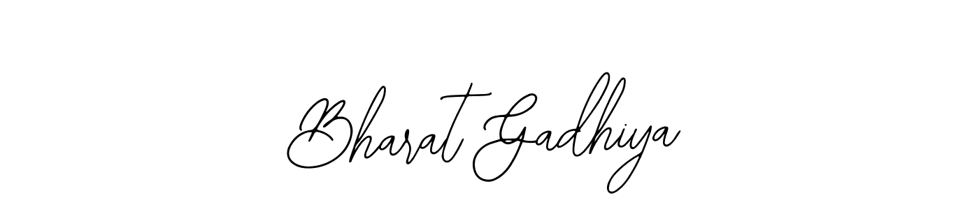 Make a beautiful signature design for name Bharat Gadhiya. With this signature (Bearetta-2O07w) style, you can create a handwritten signature for free. Bharat Gadhiya signature style 12 images and pictures png