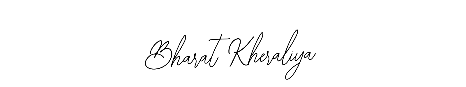 How to make Bharat Kheraliya signature? Bearetta-2O07w is a professional autograph style. Create handwritten signature for Bharat Kheraliya name. Bharat Kheraliya signature style 12 images and pictures png
