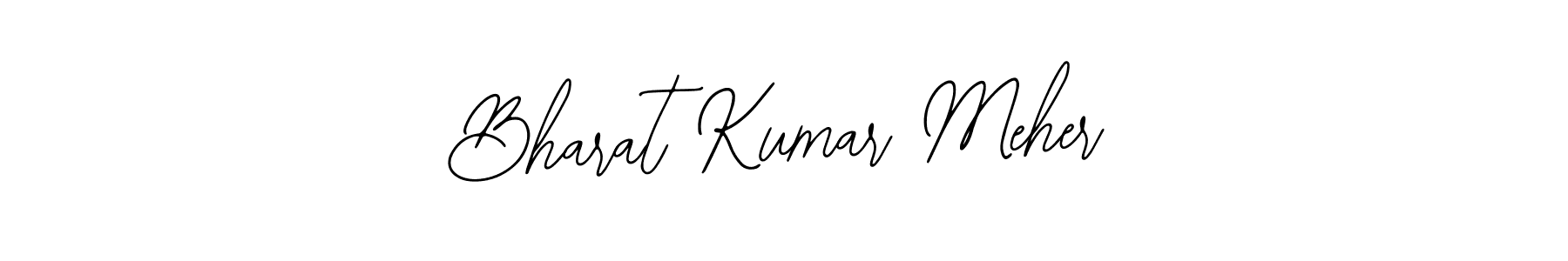 This is the best signature style for the Bharat Kumar Meher name. Also you like these signature font (Bearetta-2O07w). Mix name signature. Bharat Kumar Meher signature style 12 images and pictures png