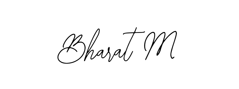 Design your own signature with our free online signature maker. With this signature software, you can create a handwritten (Bearetta-2O07w) signature for name Bharat M. Bharat M signature style 12 images and pictures png