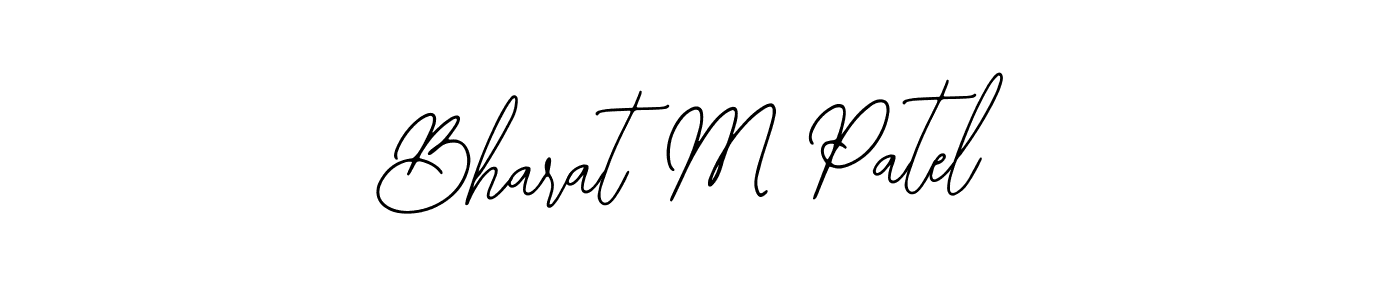 Bharat M Patel stylish signature style. Best Handwritten Sign (Bearetta-2O07w) for my name. Handwritten Signature Collection Ideas for my name Bharat M Patel. Bharat M Patel signature style 12 images and pictures png