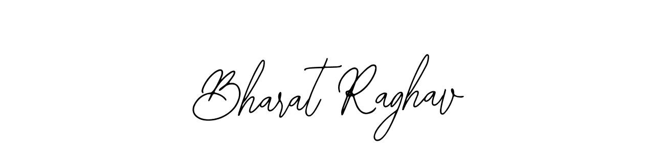 How to make Bharat Raghav name signature. Use Bearetta-2O07w style for creating short signs online. This is the latest handwritten sign. Bharat Raghav signature style 12 images and pictures png