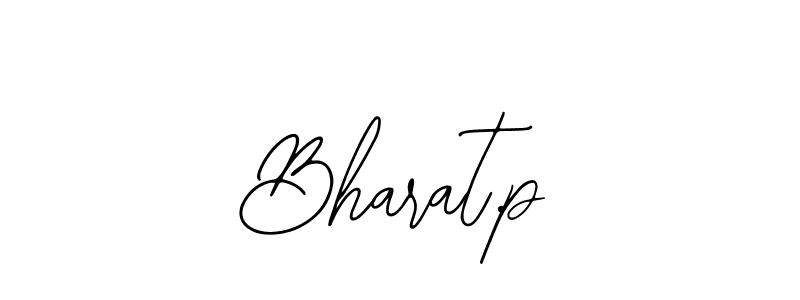 Make a beautiful signature design for name Bharat.p. With this signature (Bearetta-2O07w) style, you can create a handwritten signature for free. Bharat.p signature style 12 images and pictures png