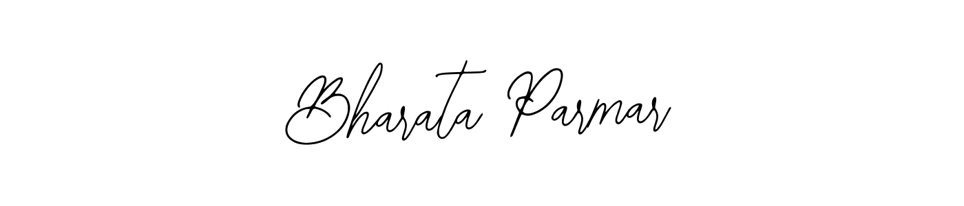 Use a signature maker to create a handwritten signature online. With this signature software, you can design (Bearetta-2O07w) your own signature for name Bharata Parmar. Bharata Parmar signature style 12 images and pictures png
