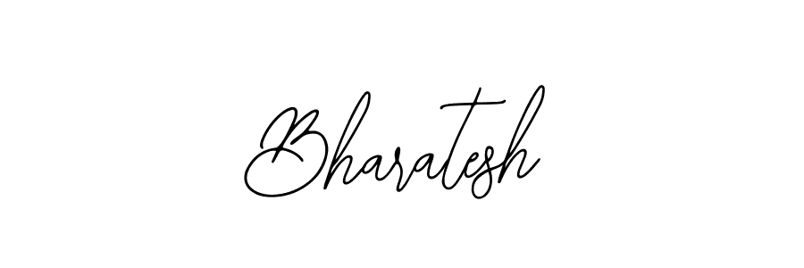 Use a signature maker to create a handwritten signature online. With this signature software, you can design (Bearetta-2O07w) your own signature for name Bharatesh. Bharatesh signature style 12 images and pictures png