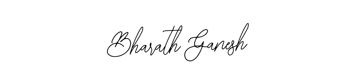 You should practise on your own different ways (Bearetta-2O07w) to write your name (Bharath Ganesh) in signature. don't let someone else do it for you. Bharath Ganesh signature style 12 images and pictures png