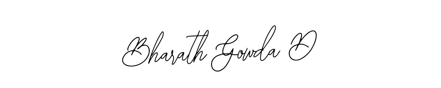 How to make Bharath Gowda D signature? Bearetta-2O07w is a professional autograph style. Create handwritten signature for Bharath Gowda D name. Bharath Gowda D signature style 12 images and pictures png