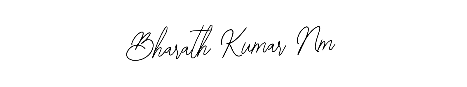 How to make Bharath Kumar Nm signature? Bearetta-2O07w is a professional autograph style. Create handwritten signature for Bharath Kumar Nm name. Bharath Kumar Nm signature style 12 images and pictures png