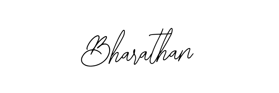 Design your own signature with our free online signature maker. With this signature software, you can create a handwritten (Bearetta-2O07w) signature for name Bharathan. Bharathan signature style 12 images and pictures png