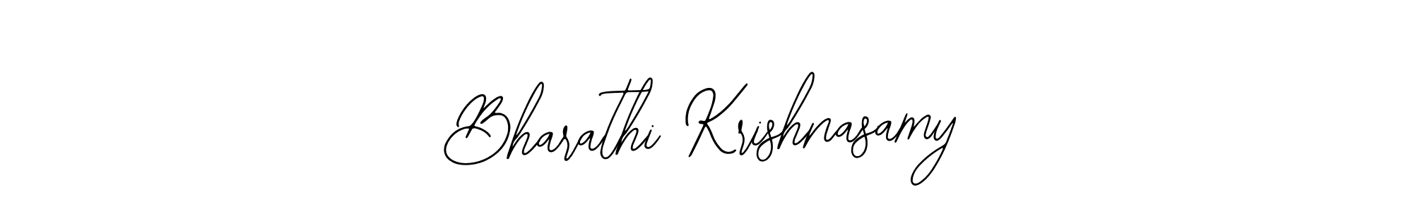 You should practise on your own different ways (Bearetta-2O07w) to write your name (Bharathi Krishnasamy) in signature. don't let someone else do it for you. Bharathi Krishnasamy signature style 12 images and pictures png