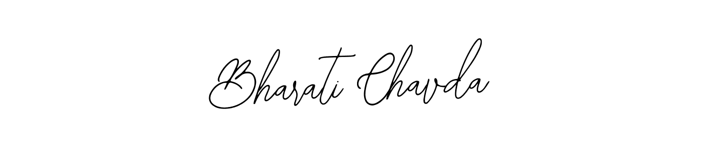 Bharati Chavda stylish signature style. Best Handwritten Sign (Bearetta-2O07w) for my name. Handwritten Signature Collection Ideas for my name Bharati Chavda. Bharati Chavda signature style 12 images and pictures png