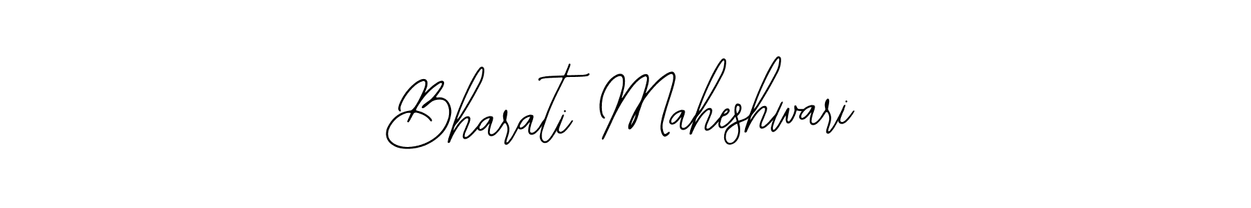 Bearetta-2O07w is a professional signature style that is perfect for those who want to add a touch of class to their signature. It is also a great choice for those who want to make their signature more unique. Get Bharati Maheshwari name to fancy signature for free. Bharati Maheshwari signature style 12 images and pictures png