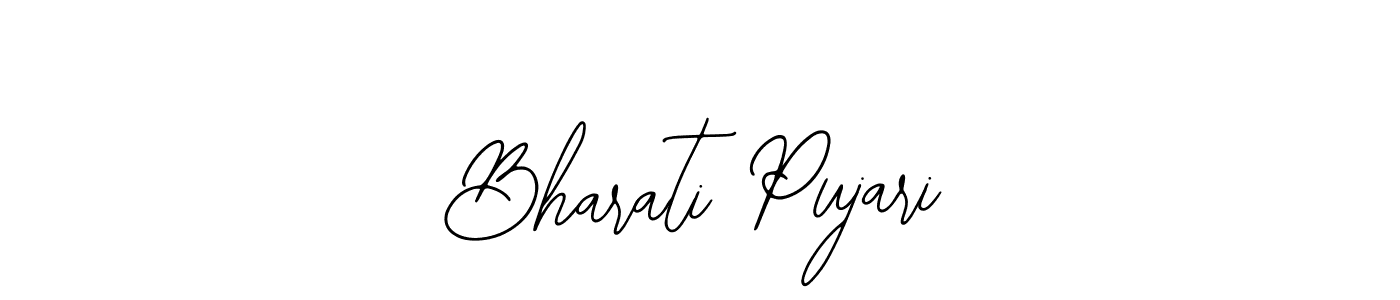if you are searching for the best signature style for your name Bharati Pujari. so please give up your signature search. here we have designed multiple signature styles  using Bearetta-2O07w. Bharati Pujari signature style 12 images and pictures png