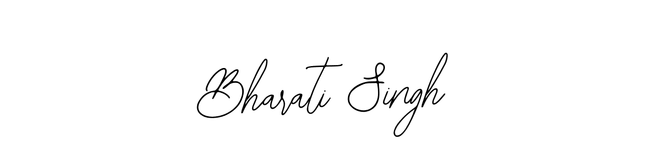 Make a beautiful signature design for name Bharati Singh. Use this online signature maker to create a handwritten signature for free. Bharati Singh signature style 12 images and pictures png