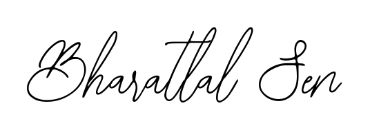 Try this chic Bharatlal Sen handwritten sign style. Using Bearetta-2O07w font elements, it gives your name a sleek, memorable identity. Bharatlal Sen signature style 12 images and pictures png